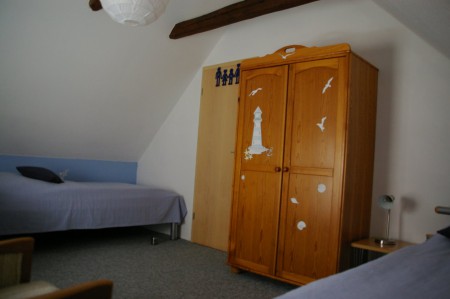 Blick auf den Schrank